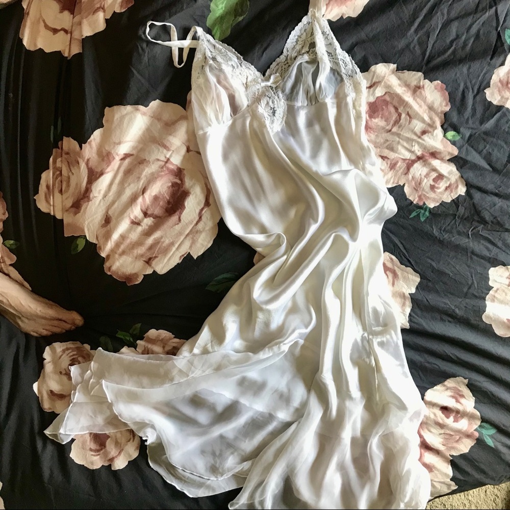Vintage lace and chiffon - union made